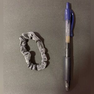 LIKE NEW - Small Gray Scrunchie